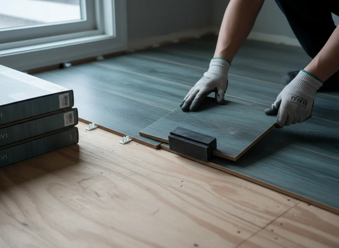 Luxury Vinyl Plank Installation company in Shields, ND